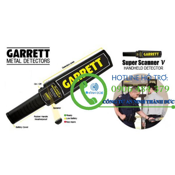 Tay dò kim loại Garrett 5118