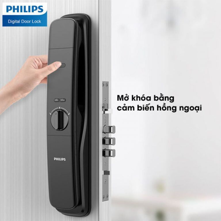 Khóa cửa nhận diện Khuôn mặt Philips DDL 702- 8HWS