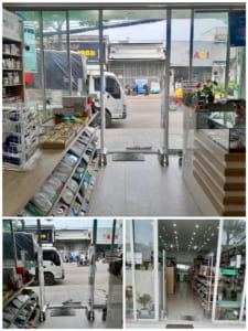 Cổng từ an ninh tại quận Bình Thủy