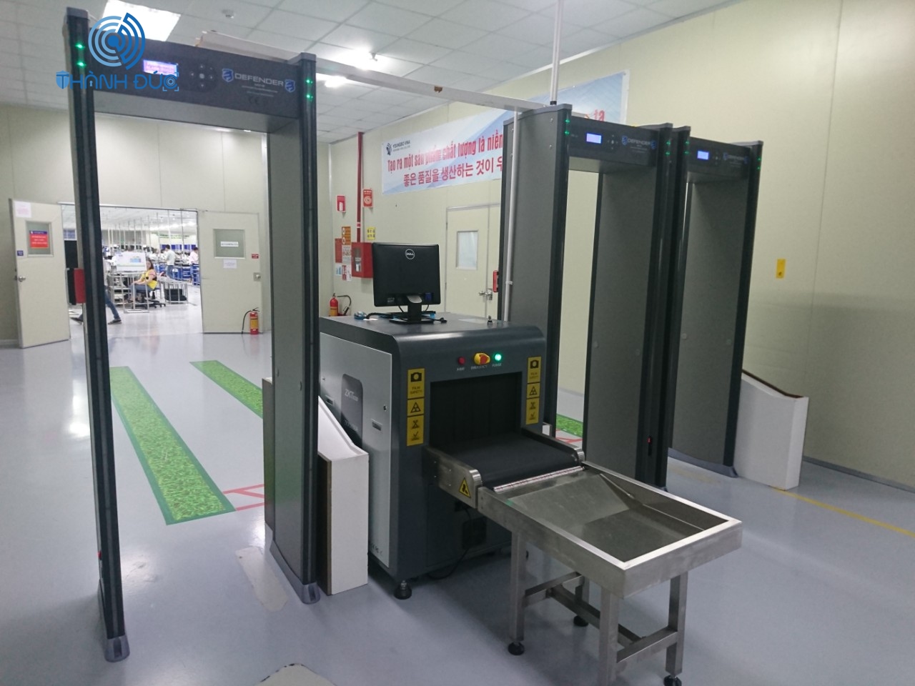 lắp đặt cổng dò kim loại tại Đông Anh